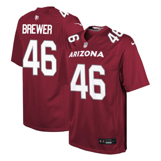 Aaron Brewer  Arizona Cardinals Nike Youth Game Jersey - Cardinal